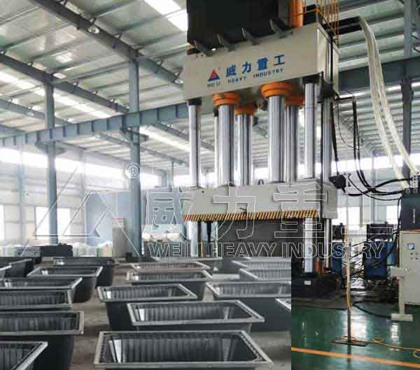 建筑塑料模殼生產(chǎn)設(shè)備-2000噸塑料模殼液壓機(jī)