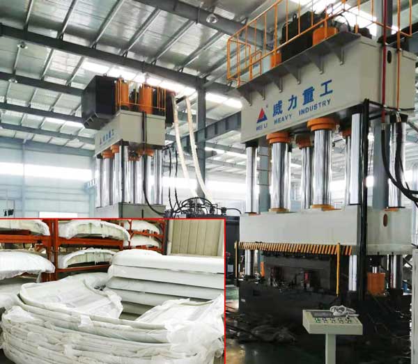 汽車玻璃鋼導(dǎo)流罩成型液壓機(jī)1500噸2000T模壓機(jī)