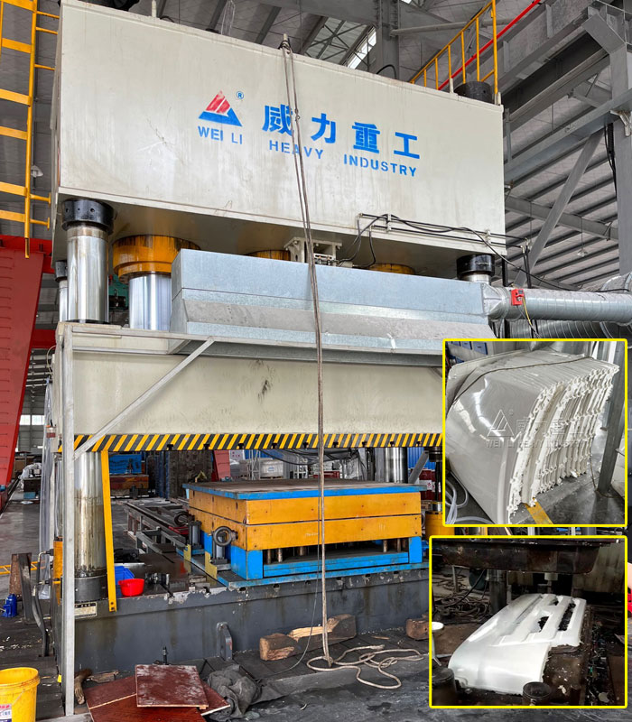 2000噸四柱模壓液壓機(jī)(SMC汽車保險杠、導(dǎo)流罩)